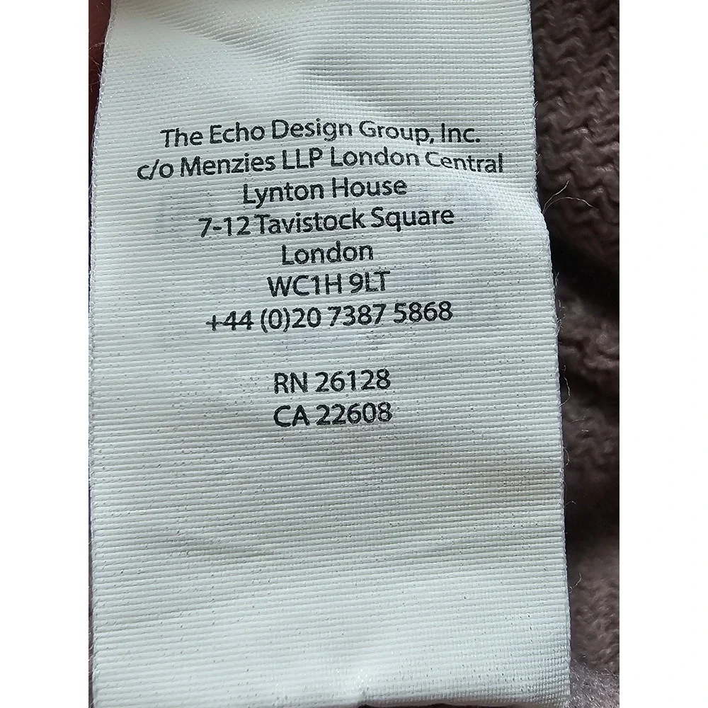 Echo knit poncho